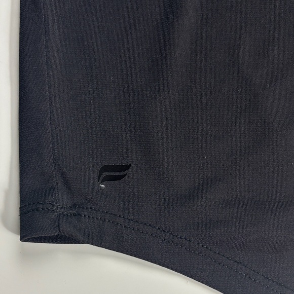 FABLETICS Women’s Black Long Sleeve V-neck with Thumb holes - Picture 4 of 4